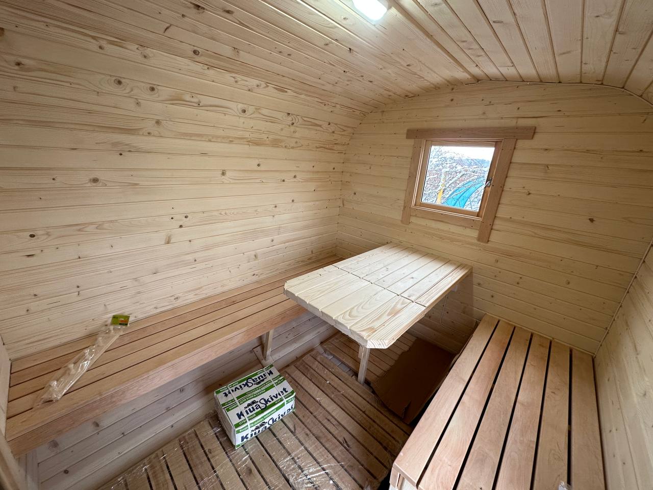 Квадро баня бочка на 5 метров