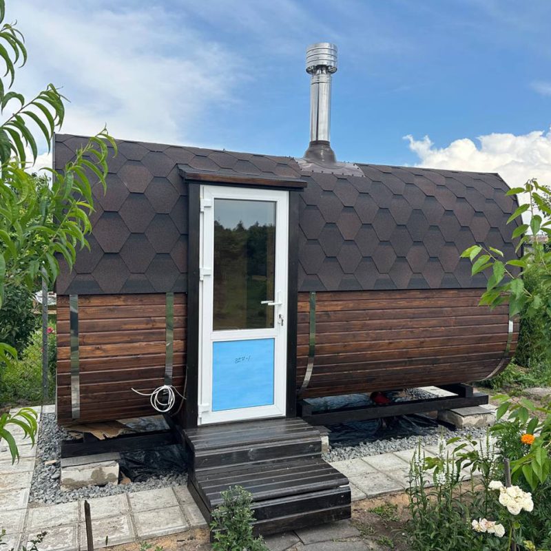 Квадро баня с боковым входом