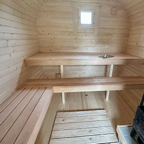Полки в парилке Полки в бане-бочке